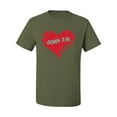thumbnail image 2 of Loved John 3:16 Bible Verse Christian Inspirational/Christian Men's Graphic T-Shirt, Military Green, 5XL, 2 of 3