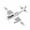 White, variant on Milaget 1:48 Scale WWII Fighter Aircraft Model 4D Assembly Plane Model Kit for Adult and Green