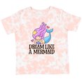 thumbnail image 3 of Inktastic Dream Like a Mermaid Girls Toddler T-Shirt, 3 of 5
