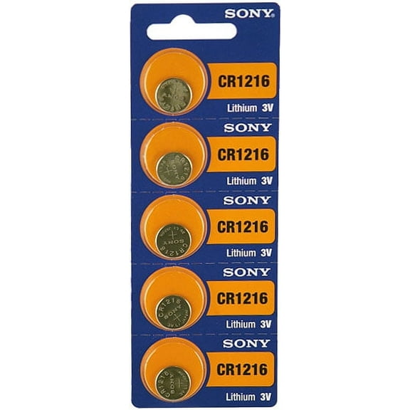 Sony Murata CR1216 3V Lithium Coin Battery - 100 Pack - FREE SHIPPING
