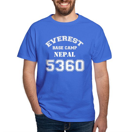 CafePress - Everest Base Camp Dark T Shirt - Men's Classic Cotton T-Shirts