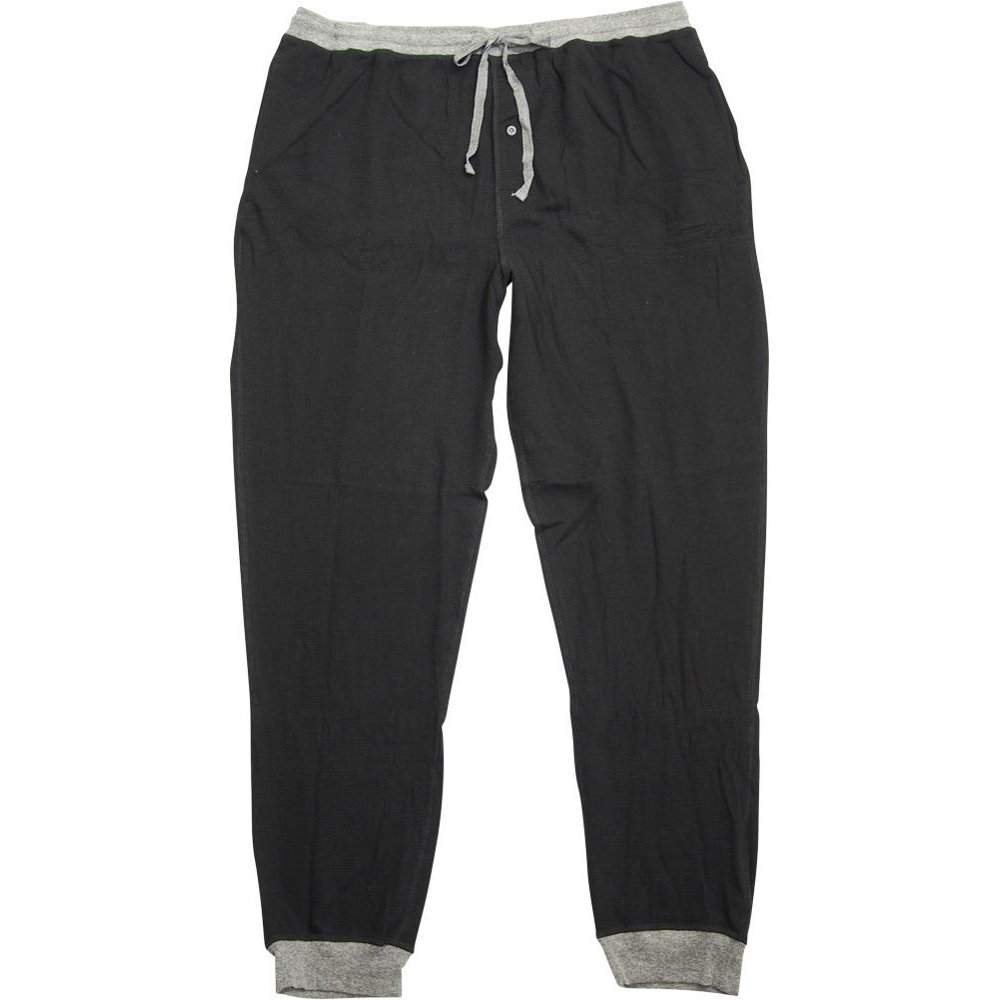 waffle knit jogger pants
