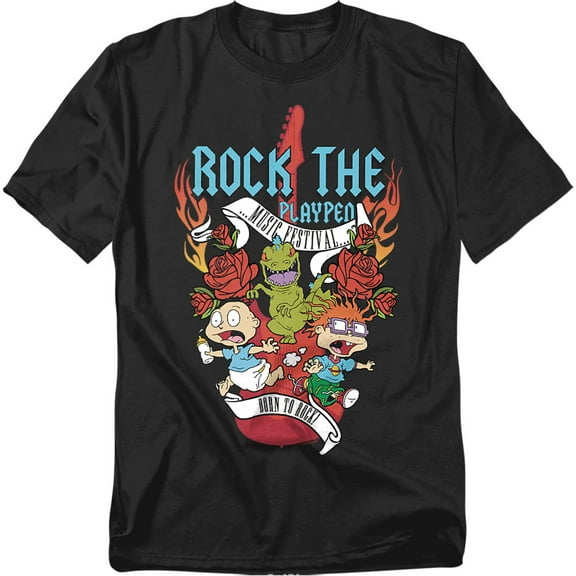 Rugrats T-Shirt Rock The Playpen Music Festival Unisex Graphic Tee For Men & Women