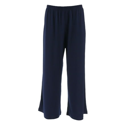 - Joan Rivers Pull-on Print Jersey Knit Palazzo Pants A263869