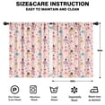 thumbnail image 2 of Blackout Kids Curtains,Princess and Ballerina Pink Pattern Children's Insulated Curtains Set Of 2,Bedroom Essentials,Toddler Room Decor 42"x54", 2 of 5