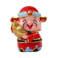thumbnail image 4 of Estatua de Inmortales de la Riqueza del Año Nuevo Chino Macarena figurita mitológica de resina adorno de mesa Fengshui Estilo B, 4 of 8