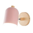 thumbnail image 3 of 2x Lámparas De Pared Para Mesita De Noche Pantalla Giratoria Soporte De Pared E27 Hogar Gris Y Rosa Sunnimix Luces de cabecera giratorias, 3 of 8