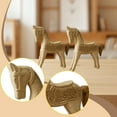 thumbnail image 5 of 2 Pcs Animal Statue Sculpture Figurine DIY Unpainted Wood for Craft Tabletop Living Room Spring Party, 5 of 5