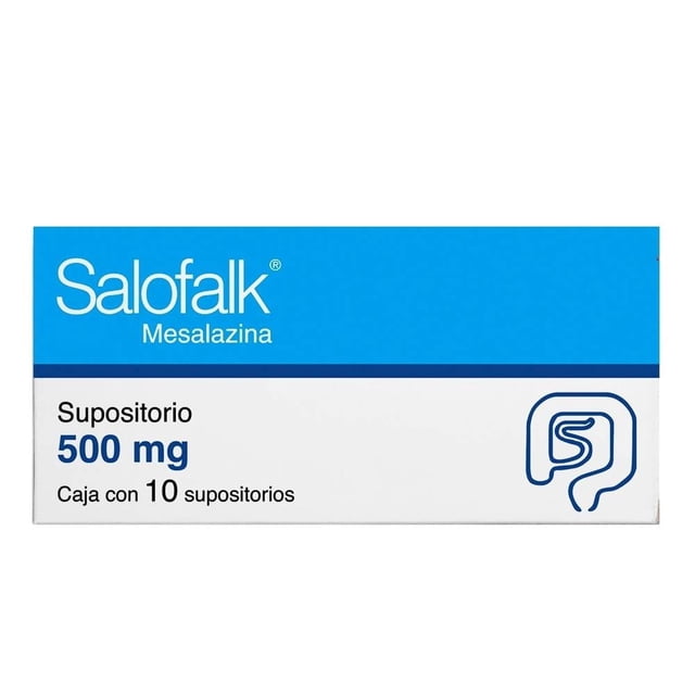 Salofalk Mesalazina 500 mg 10 supositorios