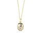 thumbnail image 1 of Collar Calavera Elaborado con Cristal Swarovski Baño de Oro Ortiz Espinosa Temporada, 1 of 2