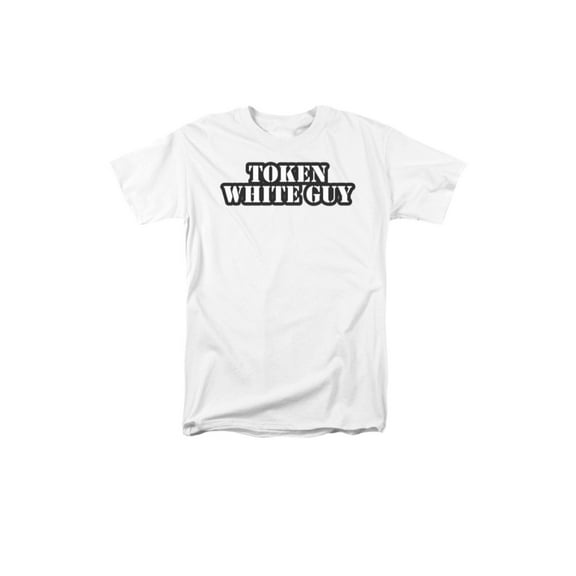 Token White Guy Army Stencil Funny Phrase Adult T-Shirt
