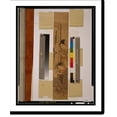 thumbnail image 2 of Historic Framed Print, Fumi yomu onna to nozoku wakashū, 17-7/8" x 21-7/8", 2 of 9