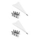 thumbnail image 1 of Ounissouiy Cake Decorating Tools with Icing Bag DIY Making Bakery Pastry Kit Cream Stainless Props Nozzles for Household Accessory blanco serie 2 2piezas, 1 of 6