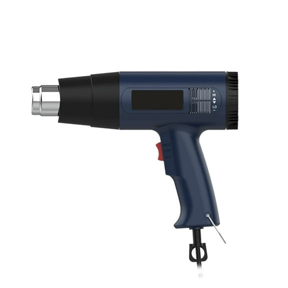 2000W Heat Gun Professional Hot Air Gun Adjustable Temperature 60-600 D 4 Nozzles for DIY Stripping Paint Shrinking PVC and Home ,Variable Temperature