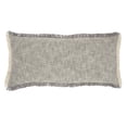 thumbnail image 2 of Mina Victory Life Styles Woven Fringe Modern Cotton Throw Pillow in Gray, 2 of 5