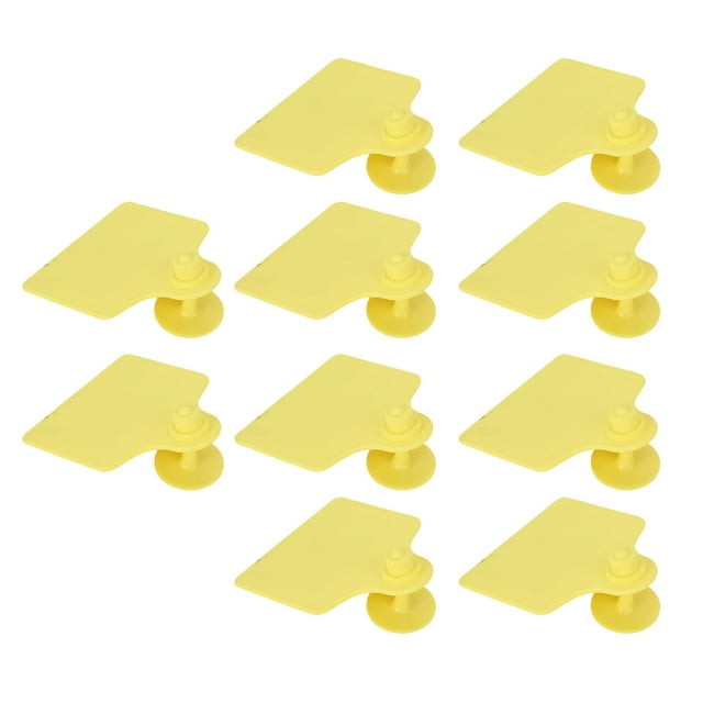 Ganado Paquete De 10 Etiquetas De Oreja Electrónicas Para Animales Impermeabilizante TPU 860-960MHz UHF U9 Chip Etiquetas De Oreja Para Ganado Para Seguimiento De Gestión De