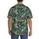 thumbnail image 3 of Balery Dinosaur Plays Soccer Camisa Casual de Manga Corta con Botones para Hombre, Texturizada, Estilo Cubano, para Playa, Verano-Small, 3 of 5