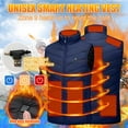 thumbnail image 5 of Heated Jacket 9 Areas USB Men's Women's Winter Outdoor Electric Heating Jackets Warm Sports Thermal Coat Clothing Heatable Vest, 5 of 9
