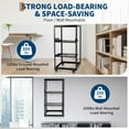 thumbnail image 4 of EDTara 22"-40" Extendable Mobile Server Rack Cart, 500 Lbs Capacity, Lockable Casters, Suitable for Server Rooms, Offices, and a/v Equipment, 4 of 7