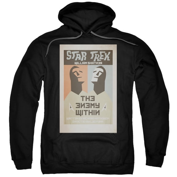 Star Trek Tos Episode 5 Adult Pullover Hoodie Sweatshirt Black