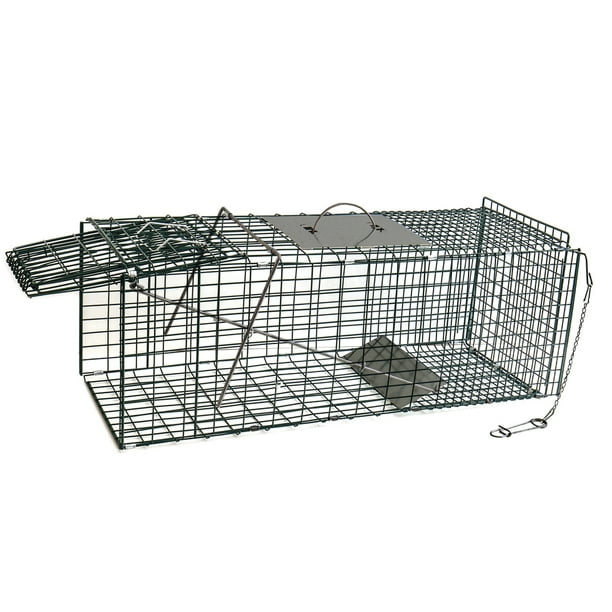 Oxgord Live Animal Trap 24 X 7 X 7 Gfa Catch And Release Humane Rodent Cage For Rabbits Stray Cat Squirrel Walmart Com Walmart Com