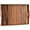 Natural Wood, variant on Large Acacia Wooden Serving Tray with Handles 20 x 14 inch Decorative Coffee Table Ottoman Tray for Living Room Extra Large for Kitchen Dinner Food Bar Breakfast in Bed (Color Brown)
