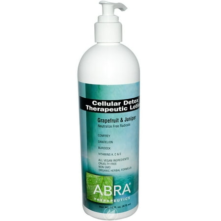 Abra Therapeutics Cellular Detox Lotion 16 Ounce, Pack of 2