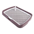 thumbnail image 1 of thinsony Mesh Dog Toilet Litter Box Easy Clean Comfortable for Small and Medium Dogs Pink, 1 of 9