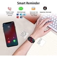 thumbnail image 2 of Black Smart Watch for Android iOS Phones Compatible with iPhone Samsung LG, 10 Ones Design Bluetooth Touch Screen Fitness Tracker Smartwatch with SIM SD Card Slot Camera Pedometer for Men Women Kids, 2 of 5