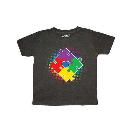 

Inktastic Autism Awareness Puzzle Piece Gift Toddler Boy or Toddler Girl T-Shirt