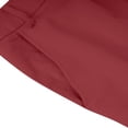 thumbnail image 6 of Christmas Valentine Holiday Gift Men's Pants Button Slacks Baggy Trousers Straight Leg Pants Wide Leg Slacks Trendy Solid Color Trousers Pockets Pants Loose Walking Slacks Casual Work Office Trousers, 6 of 6