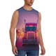 thumbnail image 2 of Balery Sunset Truck Highway Camisetas sin mangas para hombre, absorbe la humedad y protege contra el mal olor.-Large, 2 of 7