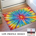 thumbnail image 3 of Colorful Rainbow Tie Dye Spiral Pattern Door Rugs,Washable Non Slip Door Mats Indoor,Decorative Door Mats,Entry Mat Indoor for Entrance,Bedroom,Kitchen,Bathroom,16"x24", 3 of 6