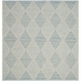 thumbnail image 6 of SAFAVIEH Montauk Caleb Geometric Diamond Cotton Area Rug, Light Blue, 4' x 6', 6 of 9