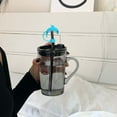 thumbnail image 2 of Couvercle de Paille en Silicone Court pour Gobelets 9 Pcs Mignon Réutilisable pour Extérieur, 2 of 4