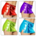 thumbnail image 3 of Aellinatey Stylish Faux Leather Mini Skirt with Slit for Parties and Special Occasion, 3 of 18