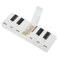 thumbnail image 6 of Unique Bargains 1 Pc Pill Case 7 Grid Piano Keys Pill Box White, 6 of 6