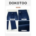 thumbnail image 4 of DOKOTOO Women's Wide Leg Jeans High Waisted Stretchy Straight Leg Denim Pants with Pockets Loose Fit Trendy Jeans for Casual (Sizes 4-18), 4 of 8