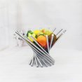 thumbnail image 4 of Naiovety Cesta de fruta de acero inoxidable Moda moderna Cesta de fruta giratoria creativa Personalidad Arte de lijado Tazón de fruta grande Bandeja de Cocina y Comedor Naiovety HA014486-00, 4 of 6