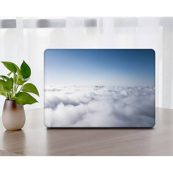 KSK KAISHEK Only for MacBook Air 13" Case 2022 - 2018 Released Model A2337 m1&A2179&A1932, Plastic Hard Shell Cover + Black Keyboard Cover, Sky Series 0001