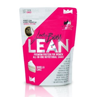 Premium Protein Powder & Meal Replacement Shakes for Women - LadyBoss Lean - Best Tasting Nutritional Drink - Whey -