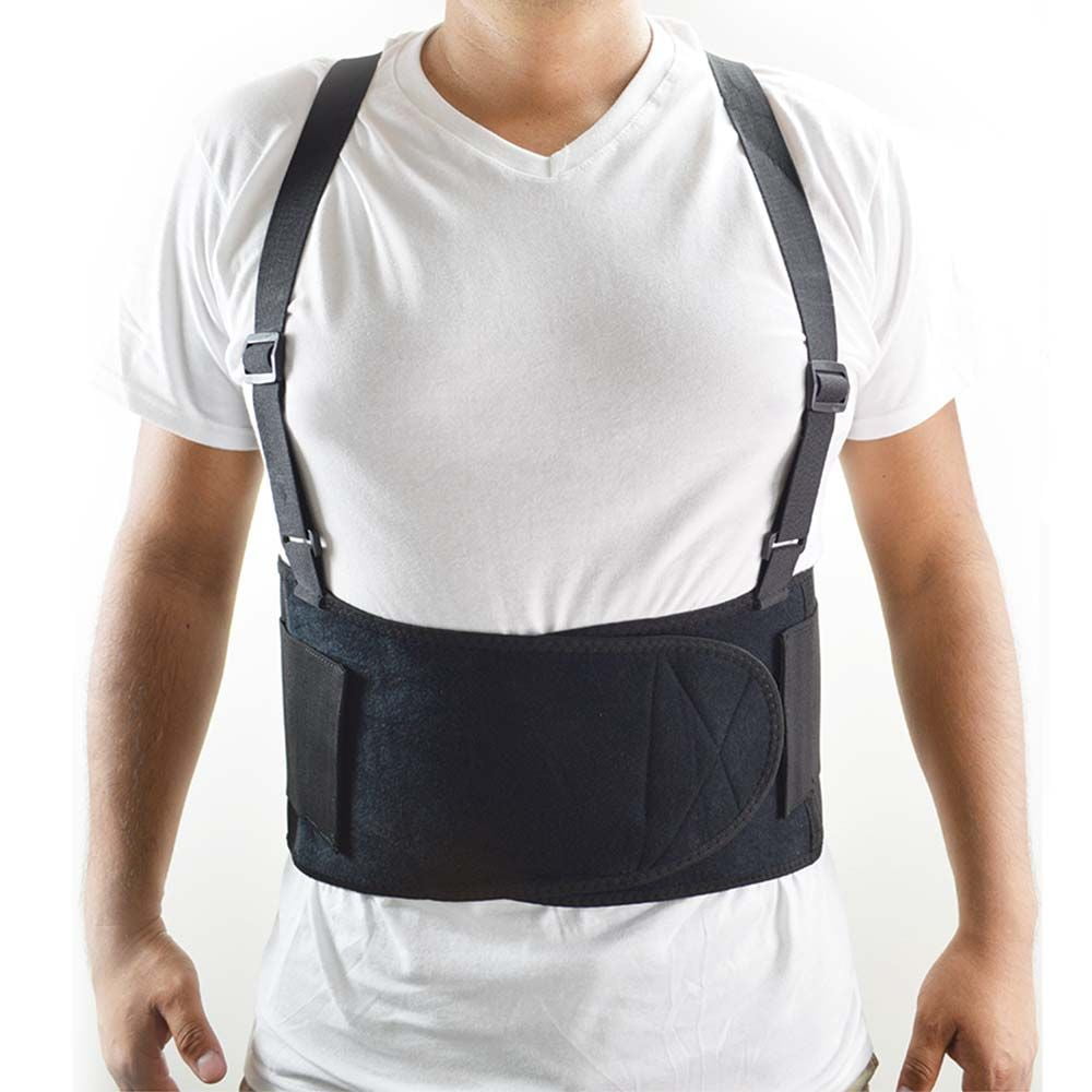 Interstate Safety 40150-L Economy Double Pull Elastic Back Support Belt ...