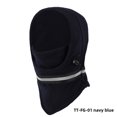 thumbnail image 1 of Couvre-Chef Thermique Unisexe Automne Hiver : Masque de Sport Extérieur Réglable avec Bande Réfléchissante pour Cyclisme de Nuit, Ski, Randonnée – Taille Unique, Bleu Foncé (TT-FG-01) – Rétention de Chaleur & Sécurité pour Tous, 1 of 6