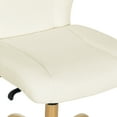 thumbnail image 4 of Mainstays Bouclé Armless Office Chair for Adults and Teens, Cream, 4 of 12