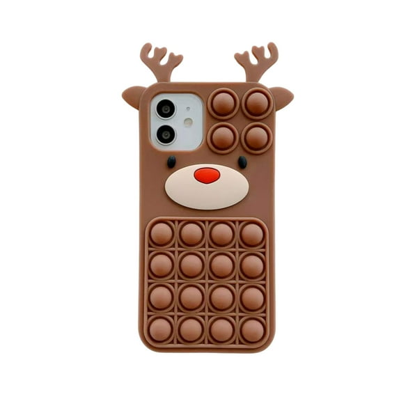 Franhais Press Bubble Phone Case for iPhone 13 Pro Max/13 Pro/13/12/12 Pro/12 Pro Max