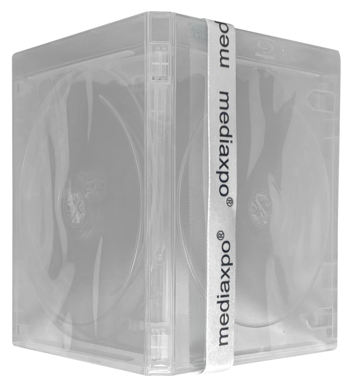 CheckOutStore 10 Premium Standard Clear Blu-Ray 6 Disc Cases 14mm