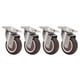 thumbnail image 4 of Ruedas industriales NikouMX 4 piezas Ruedas de placa de servicio pesado 5 cm 2 pulgadas, 4 of 8