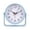 Peacock Blue, variant on Decorative Metal Table Clock for Living Room Bedroom or Offices Space Timepiece