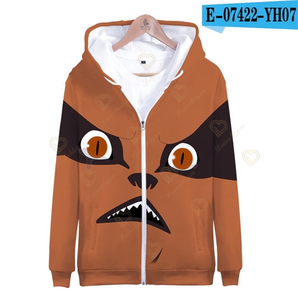 Anime Hokage Hoodies Naruto Men Women Zipper Hoodie Sweatshirts Kids Jackets Hip Hop Coat Boys Mens Clothing Sudaderas100 for height 100cm Gao Jinjia LED