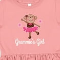 thumbnail image 4 of Inktastic Grammie Girl Ballerina Monkey Girls Toddler Dress, 4 of 5